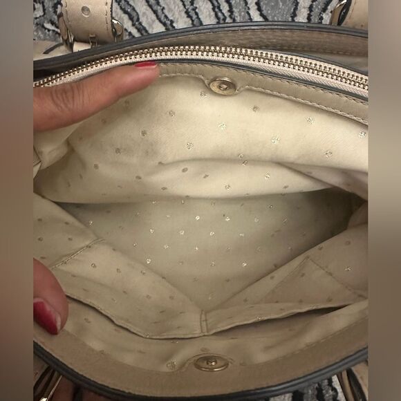 Kate Spade Beige Perforated Satchel - Picture 8 of 16